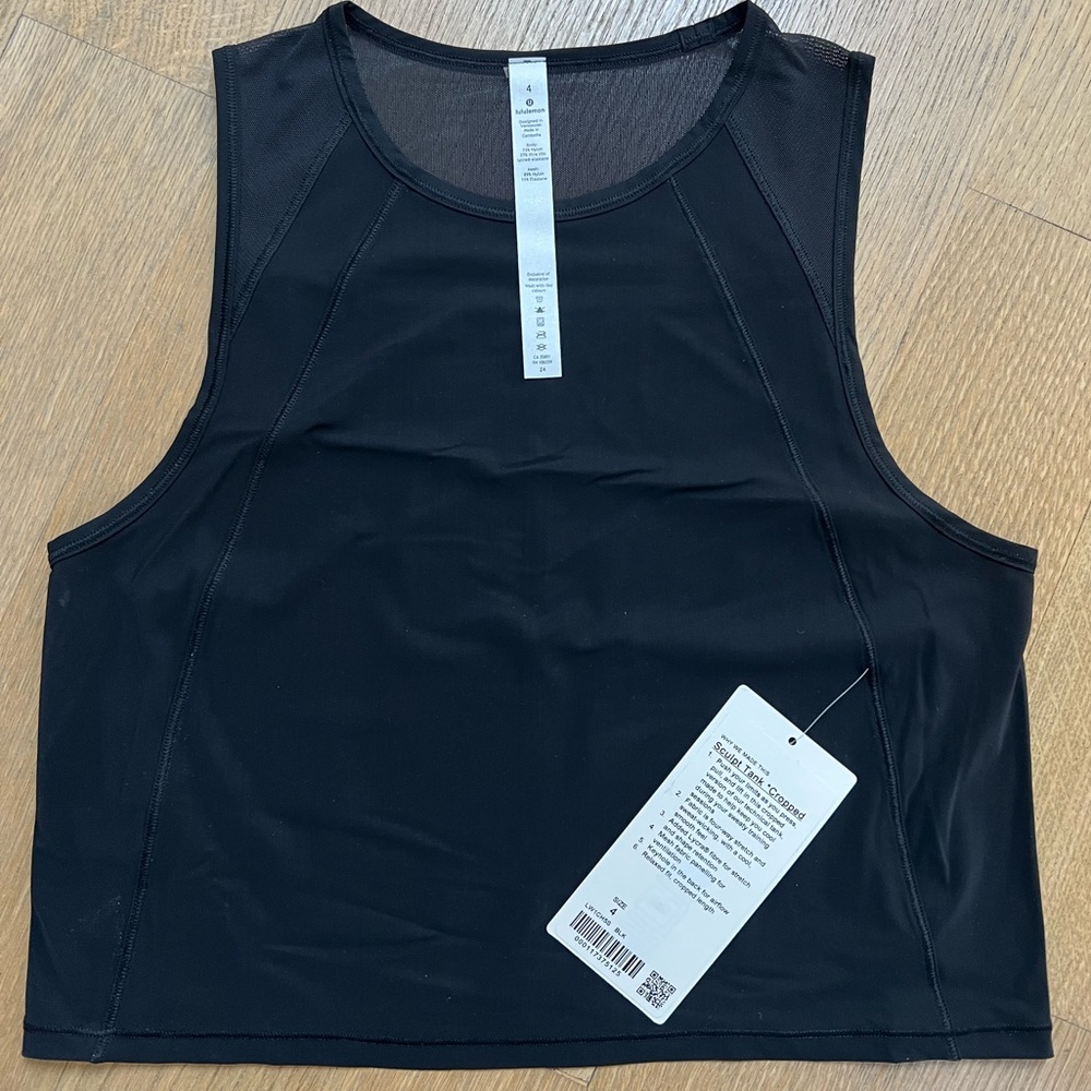 Lululemon Sculpt Tank Cropped